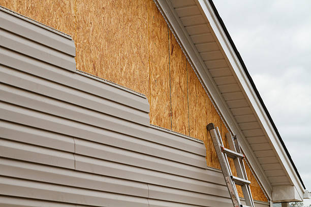 Professional Storm Damage Siding Repair technician working in Hillsboro, TX